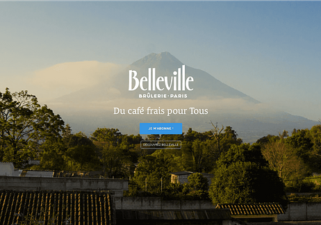 Belleville Brûlerie website image
