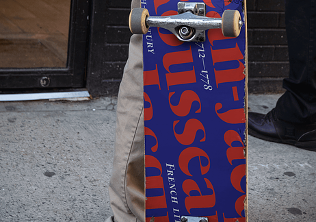 JJ Rousseau Skateboard Cover Version image